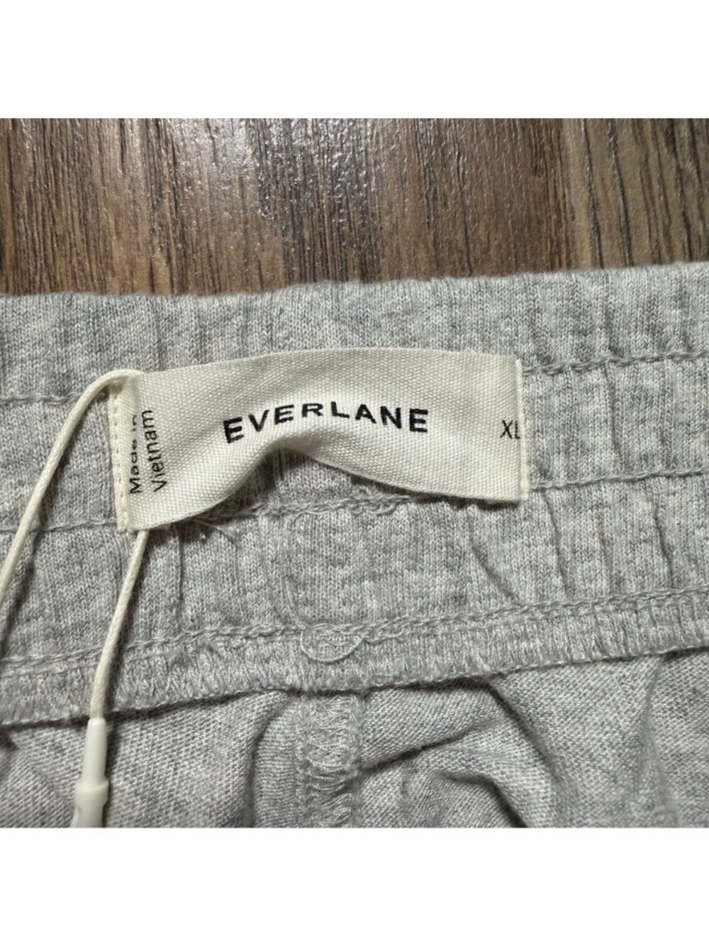 Everlane The Off-Duty Barrel Pant Pale Heather Grey Size XL NWT - Picture 3 of 5